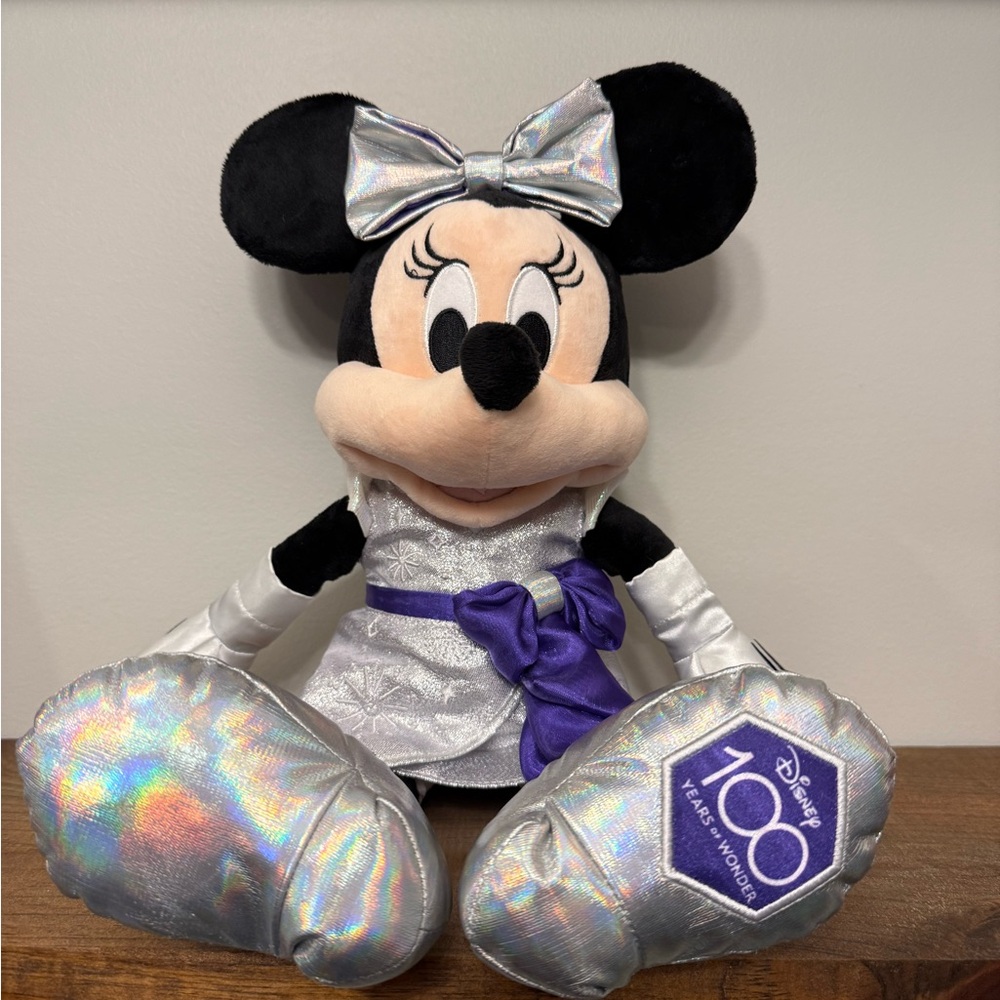 Minnie Mouse 100 Years of Wonder Plush 2022 Authentic Disney 16"
